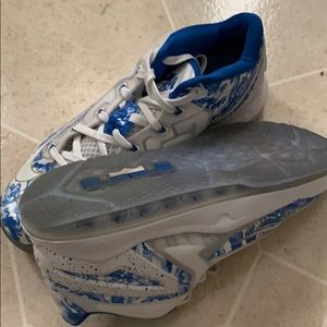 Lebron Blue and White